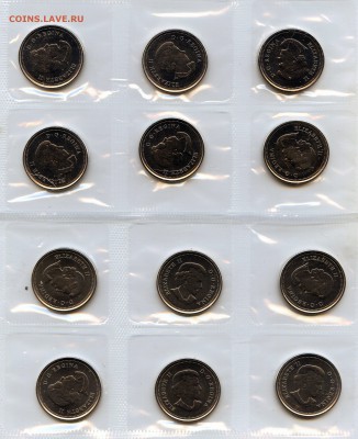 Канада.2013г. 25c набор из 12 монет 21.09.2014г. в 21.30 - CoinsHere926