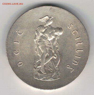 Ag ИРЛАНДИЯ 10 ШИЛЛИНГОВ 1966 ЮБИЛЕЙ 18.09.14 В 22Ч (9585) - 5-ирл1