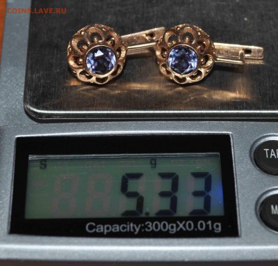 Серьги с ТОПАЗОМ 583 пр золотые До 20 сент до 22.00 МСК - DSC_0308.JPG
