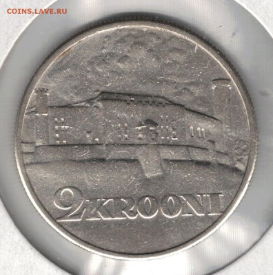 Ag ЭСТОНИЯ 2 КРОНЫ 1930 ДО 18.09 В 22.00МСК (9786) - 5-эс1