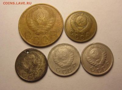 10 копеек 1937, 1939, 5 копеек 1937, 2 копеек 1951 17 сентяб - IMG_5927.JPG