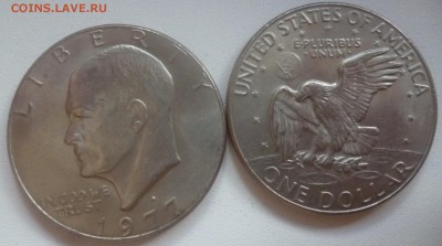 ДК США 1 доллар Орел Эйзенхауэр 1977 ФИКС 18.09 22.00 - США 1 доллар 1977.JPG