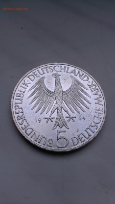 Германия ФРГ 5 марок 1964 Иоганн Готтлиб до 18.09 - IMAG0877