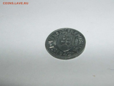 Словакия 5 геллеров 1942 г. цинк	отличная - 5 геллеров-1 004
