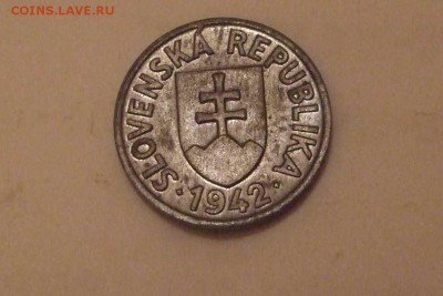 Словакия 5 геллеров 1942 г. цинк	отличная - 5 геллеров 006
