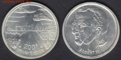 Старая Бельгия. - Бельгия 200 франков 2000 Фл.