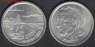 Старая Бельгия. - Бельгия 200 франков 2000 Нем.
