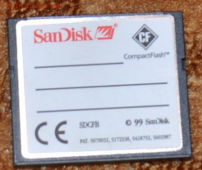 карта памяти CompactFlash SanDisk 32Мб - флеш1