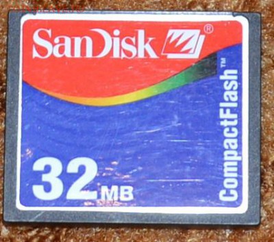 карта памяти CompactFlash SanDisk 32Мб - флеш