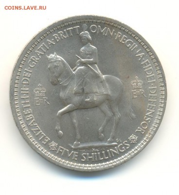 британия 5 шиллингов 1953. коронация. до 19.09 22:00 - 6