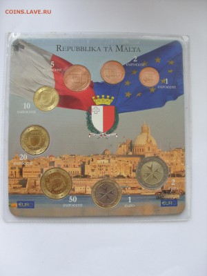 Иностранщина: наборы монет, евро, Польша и т.д. - Мальта 2008 пластмасса - 1.JPG