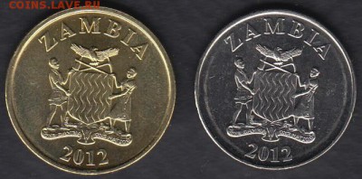 Замбия 5 и 10 нгвее 2012 до 18.09.2014 22-00 - Замбия р