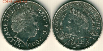 Британия, 5 фунтов 2000 - до 22-00мск 17.09 - br-5p-2000