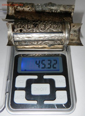 Серебряные накладки на трость КАВКАЗЪ до 23.09.14 в 22.00 - Весы.JPG