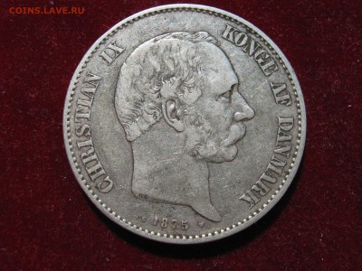 ДАНИЯ 2 кроны 1875. Серебро. ХОРОШАЯ. До 23.09.2014. - Изображение 015
