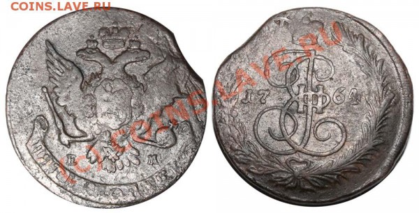 5 копеек 1764 ЕМ - 5 копеек 1764 ЕМ