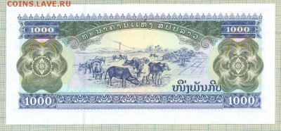 Лаос,2003,1000кип,до24.09.2014г. 22.00 по Москве - Лаос 2003 1000 кип а