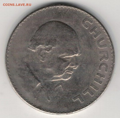 Великобритания крона 1965 Черчилль 22.09 в 22.00мск (9410) - 4-вел65а