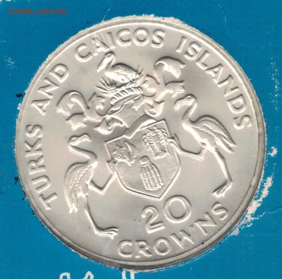 Ag Тёркс и Кайкос 20 крон 1974 Черчилль до 22.09 в 22ч(9190) - 5-тик1