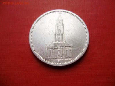 С 200р. Германия. 5 марок 1935 А. Кирха до 22.09 22-00МСК - P9250027.JPG