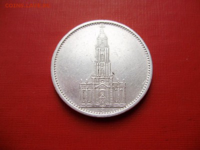 С 200р. Германия. 5 марок 1934 Е. Кирха до 22.09 22-00МСК - P9250030.JPG