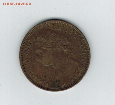 Великобритания фартинг 1875  до 22.09.2014   22-00 - 1 33