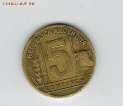 Аргентина 5 центов 1947 до 22.09.2014   22-00 - 1 12