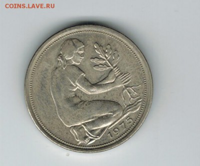Германия 50 пфеннигов 1975 G до 22.09.2014   22-00 - 1 16