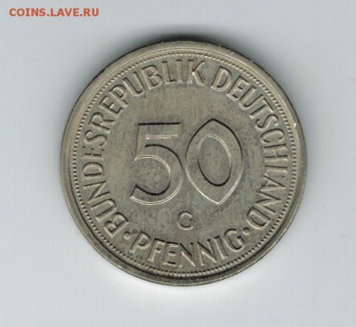 Германия 50 пфеннигов 1975 G до 22.09.2014   22-00 - 1 6