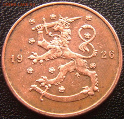 Финляндия_10 пенни 1926. Отличное качество; до 21.09_22.08мс - 5740
