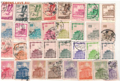 МАРКИ КИТАЯ ЛОТ 1 (32ШТ) ДО 25.09 В 22.00МСК (9556) - 2-кит1