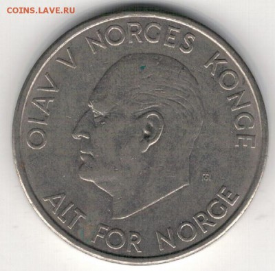 НОРВЕГИЯ 5 КРОН 1963 ДО 25.09.14 В 22.00МСК (9500) - 4-н63