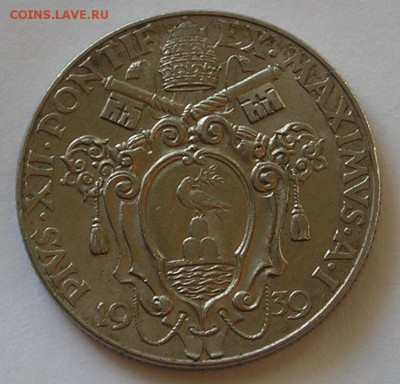 Ватикан, 1 Лира 1939 "Дева Мария" (23.09) - P1017114.JPG