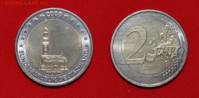 Юбилейные 2 евро Церковь св. Михаила, Гамб до 24.09.14 22:00 - Церковь св Михаила Гамбург