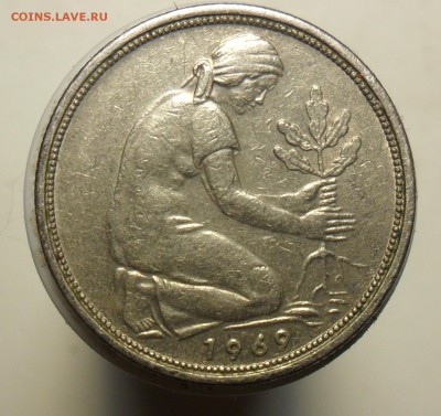 Оценить 50 pfennig 1969г. - 50