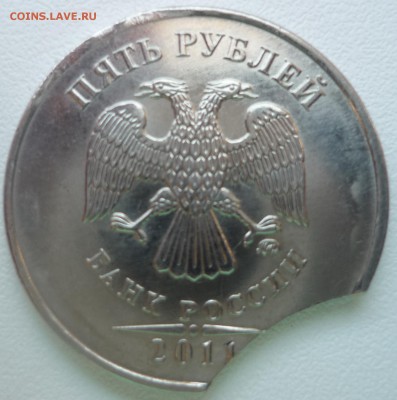5 рублей 2011 г. ММД Выкус - P1050434.JPG