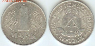 ГДР-1 марка-А- 1975 до 21.00 по Москве 29.09.2014 - ГДР-1 марка-А- 1975