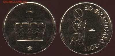 Норвегия 50 эре 2011 ошибка 29.09.2014 22-22 - 50