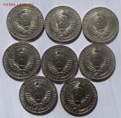 1 рубль 1991М годовые, мешковые,8 штук до 26 09 23-00 мск - DSCF3280
