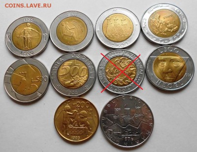500 и 200 лир монеты Сан-Марино 9 шт. до 26.09 - DSCN2202.JPG