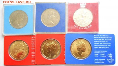 6 шт Кронового типа Великобритания Австралия размер "Шайба" - DSCN2424.JPG