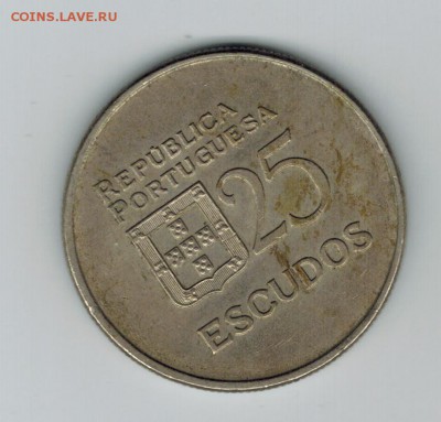 Португалия 25 эскудо 1983 до 26.09.2014   22-00 - 1 18