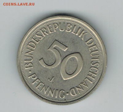 Германия 50 рейхпфеннигов 1980 J до 11.09.2014   22-00 - 1 19