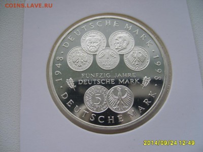 ФРГ,10 марок 1998J(50 лет нем.м.Ag 0,925,пруф)!до 26.09.2014 - S6002123.JPG