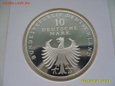 ФРГ,10 марок 1998J(50 лет нем.м.Ag 0,925,пруф)!до 26.09.2014 - S6002122.JPG