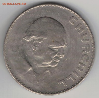 Великобритания крона 1965 Черчилль 29.09 в 22.00мск (9410) - 4-вел65а