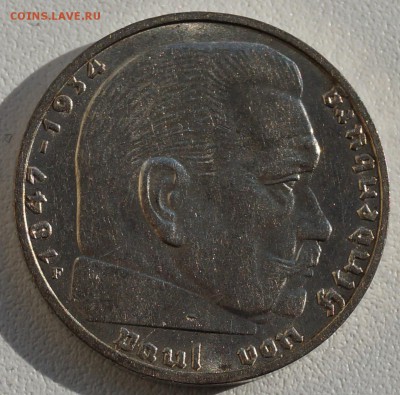 2 рейхсмарки 1939 F сохран  до 29.09.2014 в 22:00 - 2марки1939_1.JPG