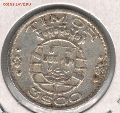 Ag Тимор 3 эскудо 1958 до 29.09 в 22.00мск (9979) - 5-тим1