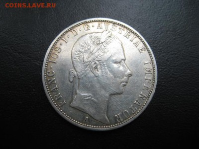 1858 Австрия, 1 Fl, серебро, до 01.10 в 22-10 мск - IMG_2494.JPG