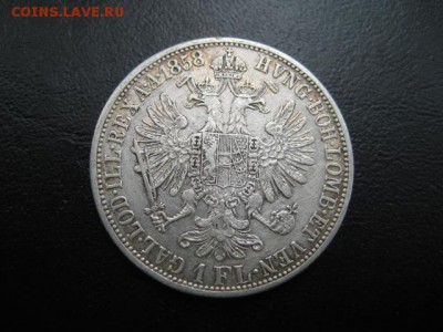 1858 Австрия, 1 Fl, серебро, до 01.10 в 22-10 мск - IMG_2495.JPG